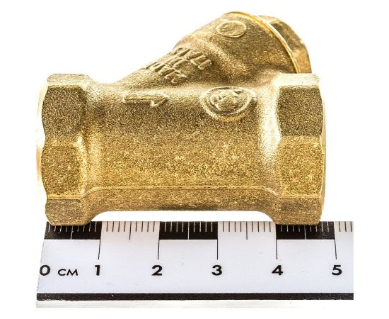 Сетчатый фильтр Giacomini R74A, 1/2, В, PN, бар-16, латунь R74AY103 – изображение 5