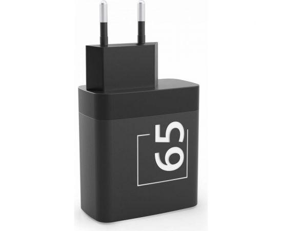 Универсальное сетевое зарядное устройство AKAI CH-6A15 GaN 1x Type C, 65 Вт CH-6A15B – изображение 5
