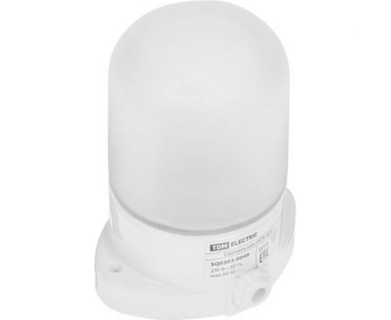 Светильник для сауны белый TDM НПБ400 SQ0303-0048 – изображение 6