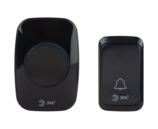 Дверной звонок ЭРА C88 беспроводной, от сети, черный, 36 мелодий Б0054087 – изображение 6