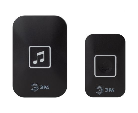 Дверной звонок ЭРА С97 беспроводной, от сети, черный, 60 мелодий Б0054086 – изображение 6