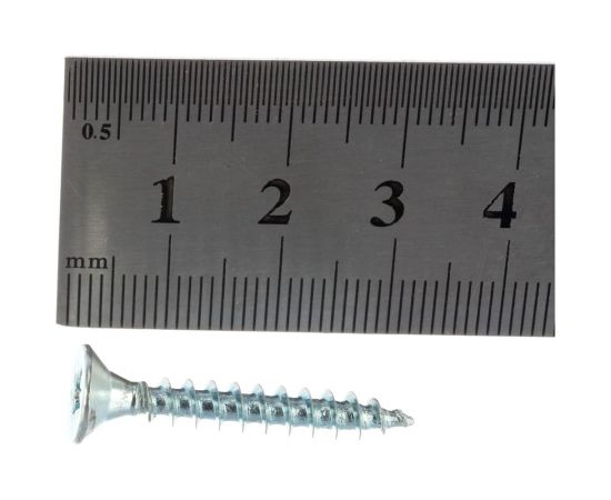 Шуруп ЕВРОПАРТНЕР Zn 4,5х30 в компл. с дюбелем MULTI 8x32 12шт. MP 404 17 – изображение 6