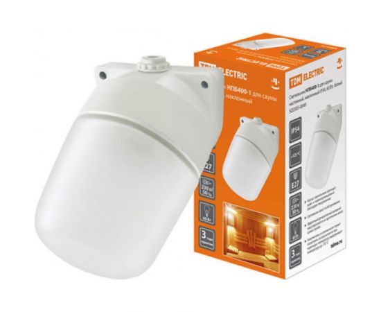 Светильник для сауны белый TDM НПБ400 SQ0303-0048 – изображение 8