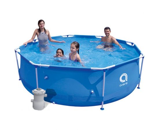 Каркасный бассейн JILONG ROUND 360х76 см, голубой 17799EU 