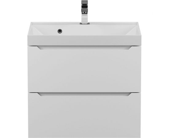 Подвесная тумба с раковиной uperwood Tanos 60 см, белая 291020225 