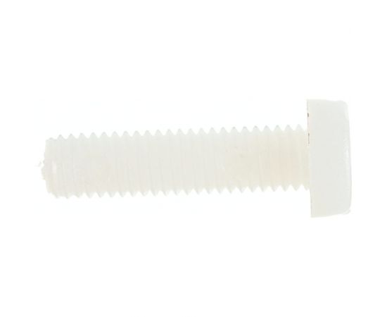 Винт с цилиндрической головкой со шлицем DINFIX DIN 84, полиамид (пластик), M3x12, 10 шт. 00-00001485 