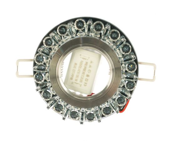 Точечный светильник Gauss Backlight черный/кристалл/хром Gu5.3 LED подсветка 2700K BL035 