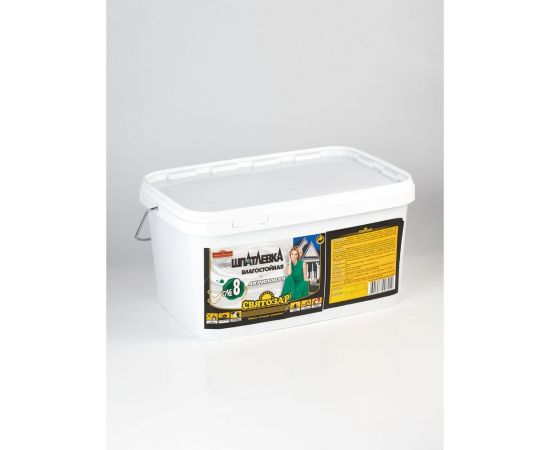 Фасадная шпатлевка Finlux Святозар - 8 влагоатмосферостойкая, готовая к применению, 3.5 кг 4603783204946 