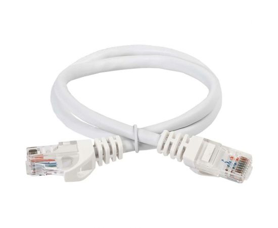 Коммутационный шнур IEK ITK кат. 6 UTP LSZH 3м белый PC08-C6UL-3M 