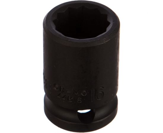 Головка короткая ударная 12-гранная (16 мм; 1/2DR) FORCE 44816 