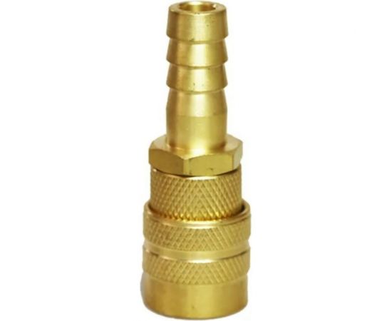 Быстроразъемное соединение D ISO 6150 B (рапид ""мама"" - елочка 3/8""; латунь) TITAN LOCK TL3DFH-B 