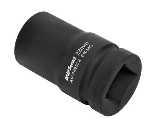 Головка ударная четырехгранная-футорка (22 мм; 1DR) AV Steel AV-742522 – изображение 2