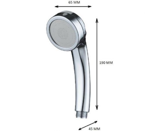 Лейка для душа Аквалиния 1 режим, водосберегающая SH1575 – изображение 2