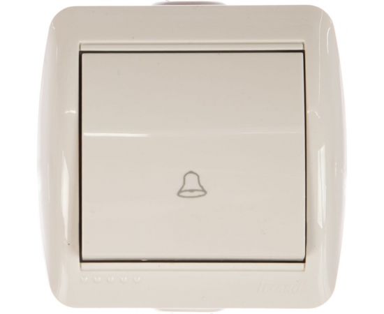 Кнопка звонка Lezard, NATA, белый, 710-0200-103 – изображение 2