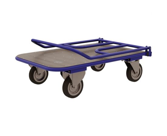 Тележка RUSKLAD платформенная со складной ручкой (система складывания ручки - педаль) ТПСР 5 ФЛ П (700x1200) – изображение 2