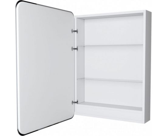 MIXLINE Зеркало шкаф ""ВИКТОРИЯ"" 600*800 ШВ левый, сенсорный выкл, светодиодная подсветка 547258 – изображение 2