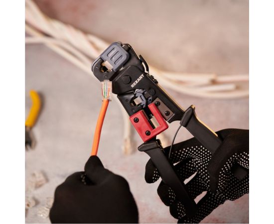 Кримпер REXANT для обжима HT-376E 8P8C, 6P6C, 6P4C, 6P2C 12-3435 – изображение 3