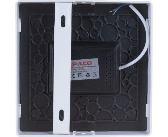 Светодиодный светильник KRASO белый корпус ЖКХ 18Вт квадратный корпус 6000К 1700Лм IP20 HPNL-S18 – изображение 3