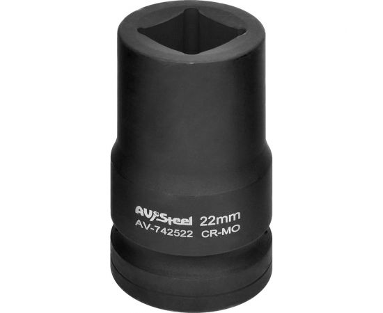 Головка ударная четырехгранная-футорка (22 мм; 1DR) AV Steel AV-742522 – изображение 4