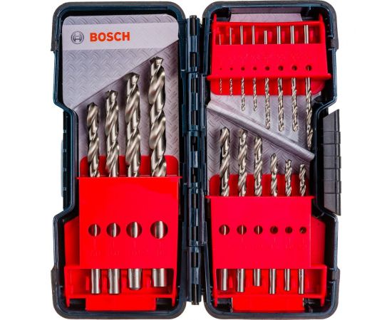Набор из 18 сверл по металлу HSS-G 1-10 мм TOUGH BOX Bosch 2607019578 – изображение 4
