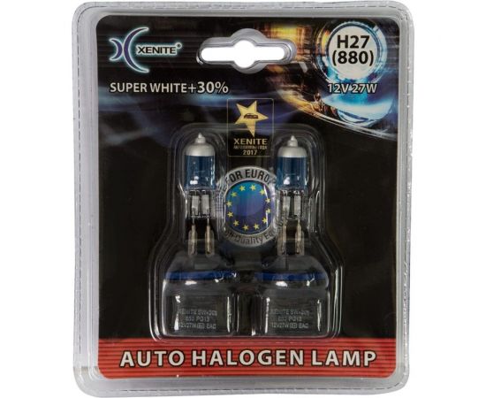 Автомобильная лампа XENITE SUPER WHITE H27/880, PG13, 12 В, 2 шт. 1007038 – изображение 5