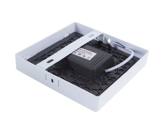 Светодиодный светильник KRASO белый корпус ЖКХ 18Вт квадратный корпус 6000К 1700Лм IP20 HPNL-S18 – изображение 5