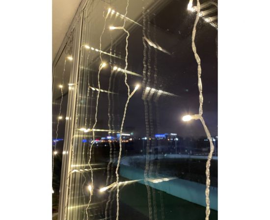Гирлянда ЭРА ENOZ2B Дождь, занавес, 1мх2м, теплый свет, 96 LED, 24V, IP44 Б0041908 – изображение 6