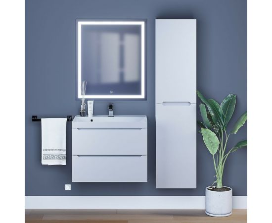 Подвесная тумба с раковиной uperwood Tanos 70 см, белая 291020226 – изображение 7