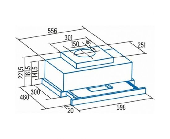 Кухонная вытяжка CATA TFH 6630 GBK 02010302 – изображение 8