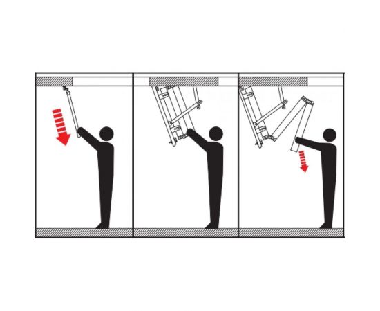 Чердачная лестница OMAN TERMO 60х110 см, h-280 см УТ000000059 – изображение 9