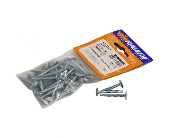 Саморез прессшайба VIPкрепеж сверло, 4.2х32, 34 шт. 20510 VIP 