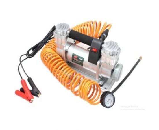 Поршневой автомобильный двухцилиндровый компрессор ROCKFORCE с сумкой RF-2014260 