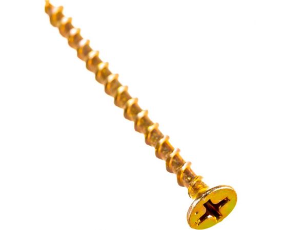 Саморез по дереву для ГКЛ Метизный двор 3,5x51, желтый, цинк, Ph2, 250 шт. 4690441028228 