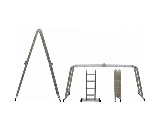 Алюминиевая лестница-трансформер FIT РОС 4х4 65450 