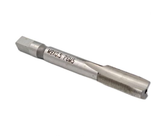 Машинно-ручной метчик TORNERI М 9х0.5 Р6М5 для сквозных отверстий 035284 