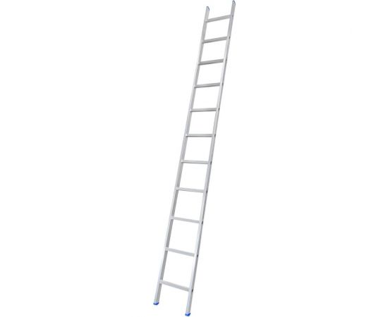 Алюминиевая односекционная лестница Евродизайн 11 ступеней LS111 