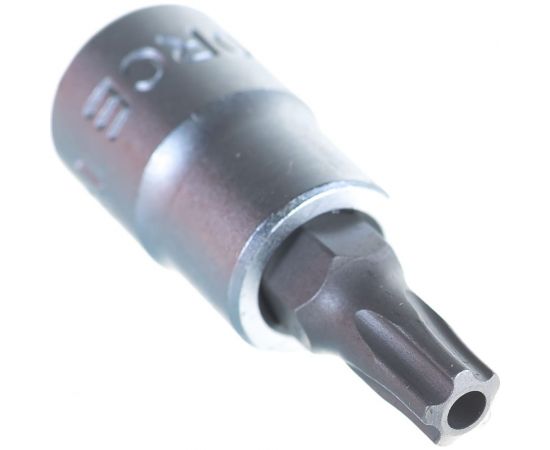 Головка-бита 1/4, 5-ти лучевая с отверстием, TS27, L=32 мм FORCE 32F3227 