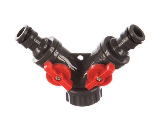 Распределитель 2-х канальный с резьбой 3/4 КУРС 76427:186 