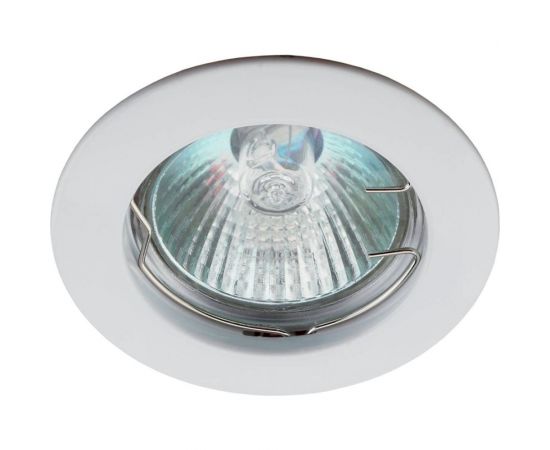 Светильник ЭРА KL1 WH /1 литой простой MR16,12V, 50W белый 100/2100 Б0048968 