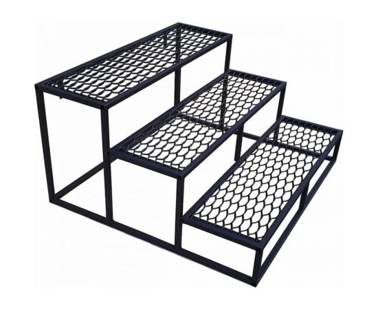 Лестница УЛИЧНЫЕ ЛЕСТНИЦЫ Сота 3 ступени, ширина 150 см SOTA-3-150 