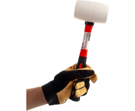 Киянка (белая, с фибергласовой ручкой 58мм) Biber 85417 тов-157934 – изображение 2