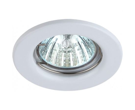 Штампованный светильник ЭРА ST1 WH MR16,12V/220V, 50W белый C0043797 – изображение 2