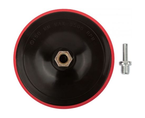 Диск полировочный с липучкой (150 мм; М14; пластиковая основа) FIT IT 39622 – изображение 2