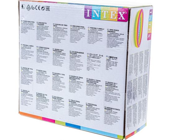 Бассейн надувной Intex Радуга 57422 – изображение 2