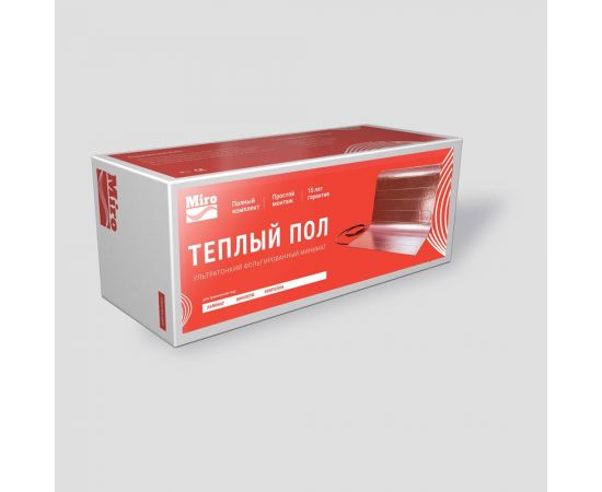 Фольгированный нагревательный мат Miro 2,5 м2 - 375 Вт 2429 – изображение 2