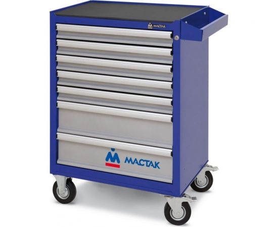 Инструментальная тележка МАСТАК ОПТИМА 7 полок, синяя 521-07581MB – изображение 2