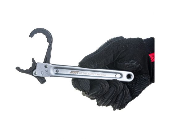 Раскрывающийся 12-гранный ключ с трещоткой JTC 225 мм 332522 – изображение 2