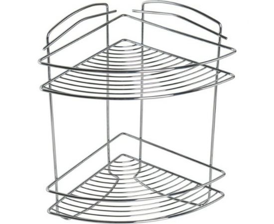 Двухъярусная угловая полка, стальная проволока Milardo 9 MI 209WC20M44 – изображение 2