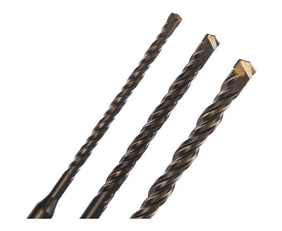 Набор буров Мастер (3 шт; 6, 8, 10 х 160 мм; SDS-plus) ПРАКТИКА 648-700 – изображение 3