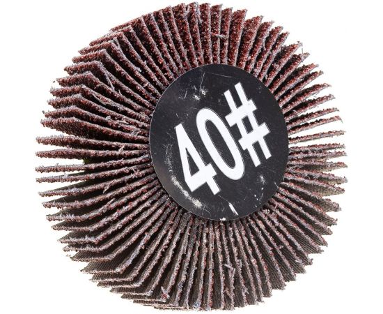 Круг шлифовальный лепестковый на шпильке (60х20х6 мм; P40) Русский Мастер РМ-53265 – изображение 3